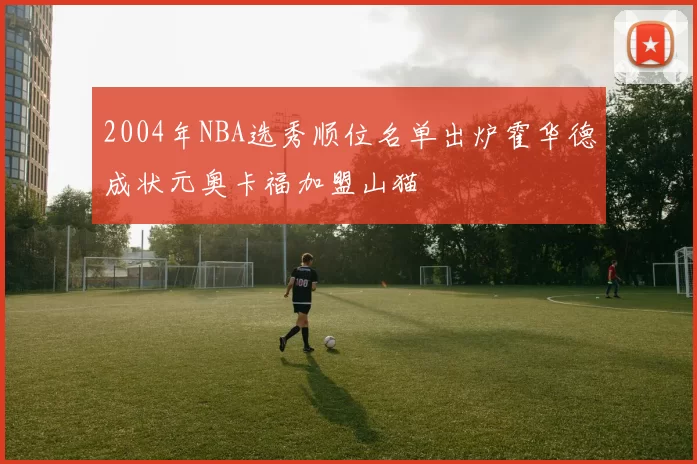 2004年NBA选秀顺位名单出炉霍华德成状元奥卡福加盟山猫