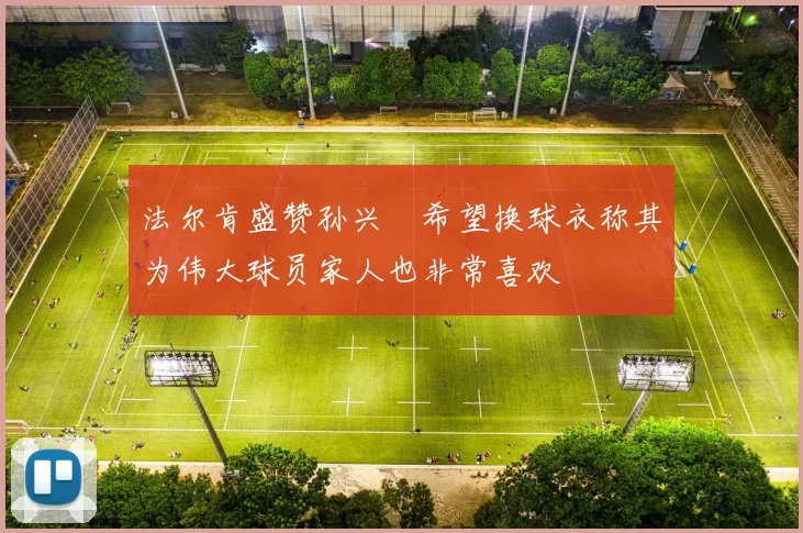 法尔肯盛赞孙兴慜希望换球衣称其为伟大球员家人也非常喜欢